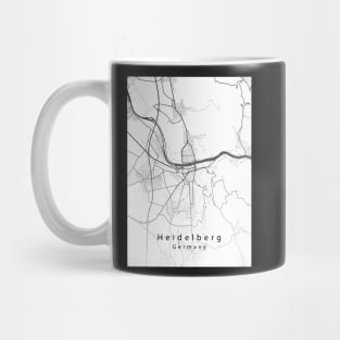 Heidelberg Germany City Map Mug